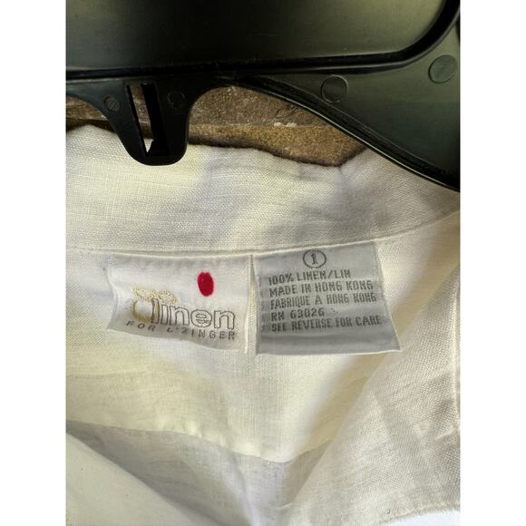 Go Linen L'Zinger Short Sleeve Linen Shirt-Size 1 - Picture 2 of 8